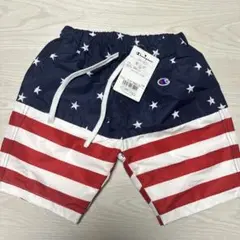 新品Champion アメリカ国旗 サーフパンツ