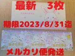 サンリオ 株主優待券 ピューロランド ハーモニーランド 入場券 3枚