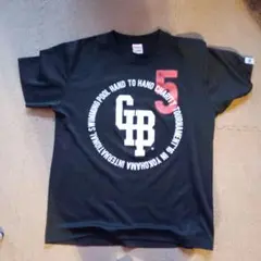 ハンドボール　Tシャツ　GHBP 黒 シャツ 5番