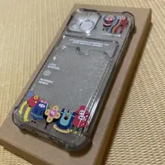 ★新品　iPhone13mini 樹脂 ATTRACTケース 可愛いモンスター