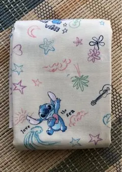 スティッチ プリント生地 約110cm x 50cm