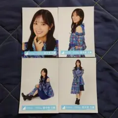 日向坂46 佐々木久美「3回目のひな誕祭」リメイクモザイク柄衣装 4種コンプ
