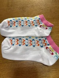 セール　新品 コーチ ノベルティ　ロゴ　ソックス　白