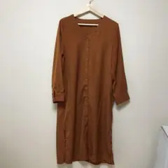 シャツワンピース ロングワンピース