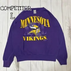 Competitor Minnesota Vikings トレーナー Lパープル