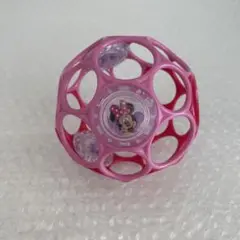ディズニー・オーボールラトル Oball 知恵玩具　ピンク/赤