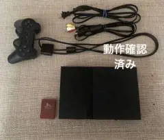 薄型PS2本体SCPH90000+コントローラー メモリカード付き