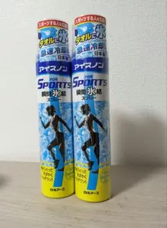 新品未使用、白元ア-ス、スポーツ用　アイスノン瞬間氷結スプレー2本