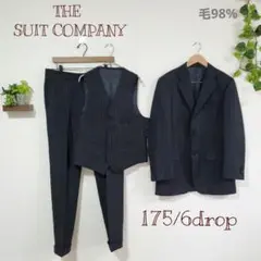 スーツカンパニー　セットアップスーツ　ビジネス　ストライプ