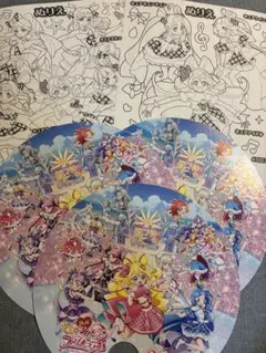 キミとアイドルプリキュア　キラッキライブ　ぬりえ　うちわ　映画