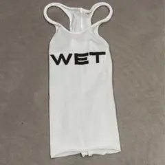YZY Mowalola WET TANK sample L 訳あり YZY Mowalola WET Tank White Size: 3 Kanye West Vultures