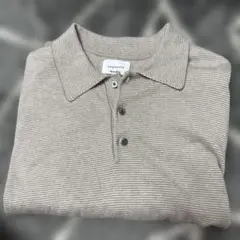 crepuscule ×Steven Alan BORDER POLOSHIRT