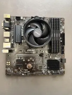 MSI B450マザーボード、CPU,CPUクーラー、メモリー32M
