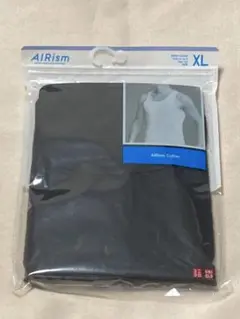 UNIQLOエアリズムコットンタンクトップ メンズXLカラー09BLACK
