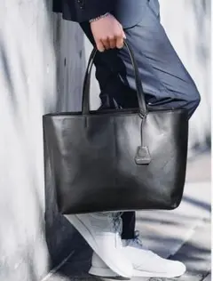 極美品　グリーンレーベルリラクシング ファンクショナル レザー トートバッグ