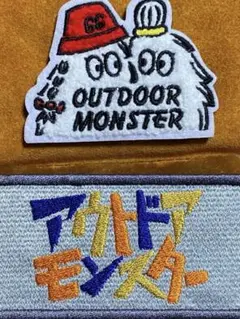 OUTDOOR MONSTER patch 希少　室蘭66bese