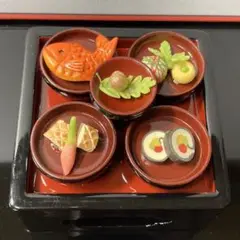 祝い膳 ミニチュア 樹脂製 インテリア 置物