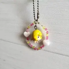 平成レトロ♡アフロ犬キーホルダー