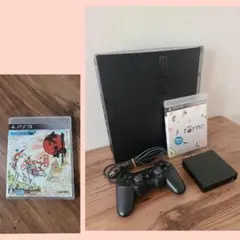 SONY PS3 プレステ3 本体 ブラック torne 大神 ソフト付き