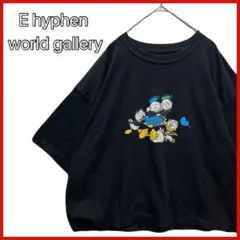 【E hyphen world gallery】 ドナルドダック 半袖 Tシャツ
