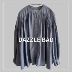 【DAZZLE BAD】ブラウス ギャザー ブルー