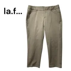 ラエフ　テーパードパンツ　ズボン　Ｌ　カーキ　日本製　裾短め