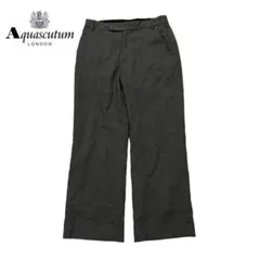 【Aquascutum】 ワイドパンツ サイズ6S