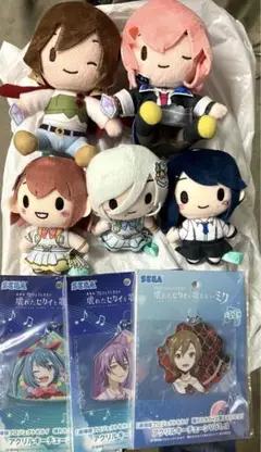 新品☆プロセカ　壊れたセカイ ふわぷち　ミニぬいぐるみ&アクリルキーチェーン