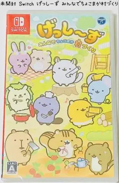 未開封 Nintendo Switch げっし～ず みんなでちょこまか村づくり