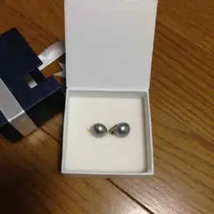 【値下げ】イヤリング（グレーパール色）値下げ！