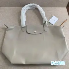 新品 ロンシャンル プリアージュシティ 肩掛け L ベージュ