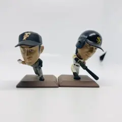 選手ミニフィギュアセット　ダルビッシュ有選手と川崎宗則選手