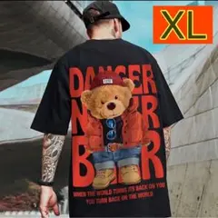 Tシャツ　バックプリント　新品未使用　ロゴ　テディベア　メンズ　レディース