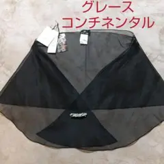 グレースコンチネンタル☆ドレス☆オーガンジー☆パール☆ストール☆ブラック
