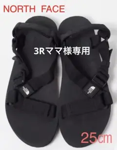 NORT FACE ノースフェイス スポーツサンダル 黒 ブラック 25㎝