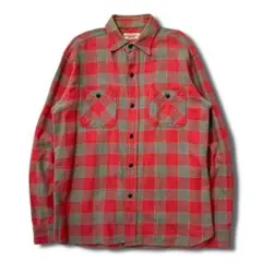 STEVENSON OVERALL CO 長袖 チェック ネルシャツ
