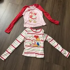 ストロベリーショートケーキ 長袖トップス 2枚セット　Sサイズ　２枚