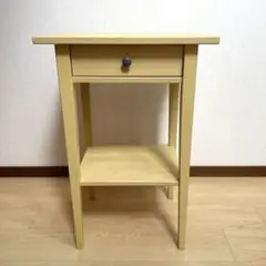IKEAヘムネス ベッドサイドテーブル 生産終了品 イエロー