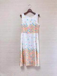 【KOJI WATANABE STYLE】ヴィンテージ ドロップ柄ワンピース L