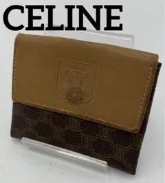 CELINE セリーヌ コインケース 小銭入れ マカダム おしゃれ ブランド
