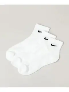 Nike Everyday ホワイトソックス 3足セット24-26.5cm