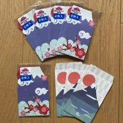 お年玉袋　ポチ袋　2種類計13枚　富士山　和柄