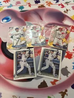 大谷翔平　2025 topps chrome 5枚セット