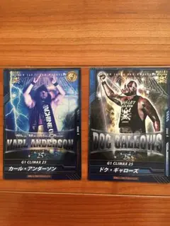 キングオブプロレスリング　カール・アンダーソン&ドク・ギャローズカード２枚セット