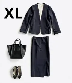 haco! スーツ セットアップ ネイビー XL