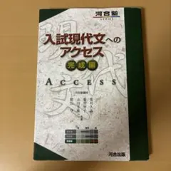 入試現代文へのアクセス 完成編