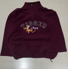 ディズニー TIGGER ハーフジップ