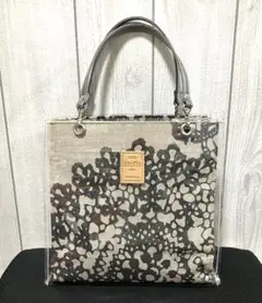 美品　エトフetoffe トートバッグ LAZY SUSAN クリアカバー