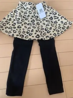devirock ヒョウ柄スカートとレギンスセット 100cm