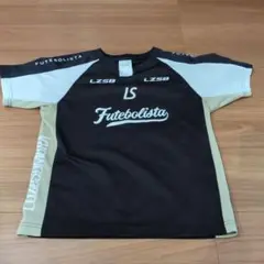 Futebolista 半袖Tシャツ 150サイズ 黒/ベージュ